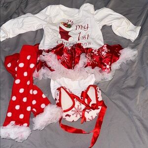 Baby's First Christmas Outfit Set